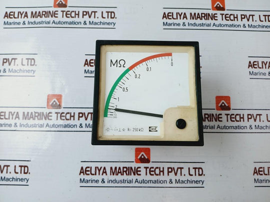 Deif 0-10?M? Isolation Monitor Analog Panel Meter