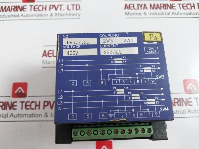 Deif 0-150 Kw Digital Watt Meter 69377.28 400V Din 43807