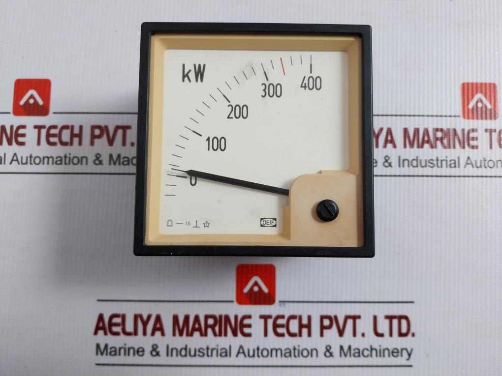 Deif 0-400Kw Analog Kilowatt Panel Meter