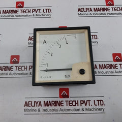 Deif 0-4A / 0-8A Ammeter, Dual Range EQ96-X, 400011368 40, 4/8A