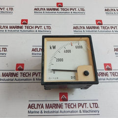 Deif 0-6000 Kw Analog Kilowatt Meter