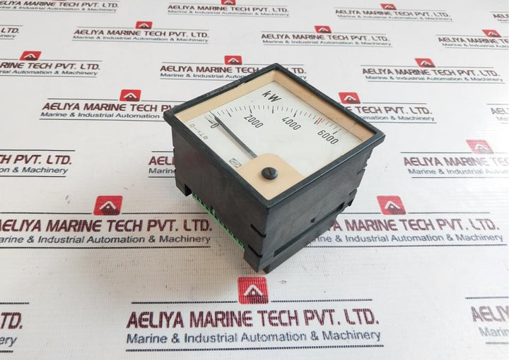 Deif 0-6000 Kw Analog Kilowatt Meter