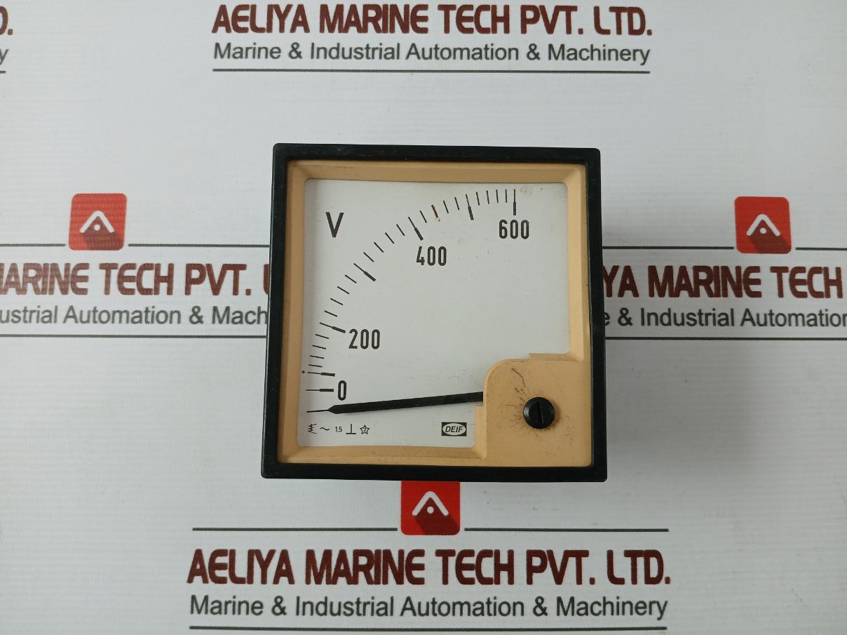 Deif 0-600V Analogue Voltmeter