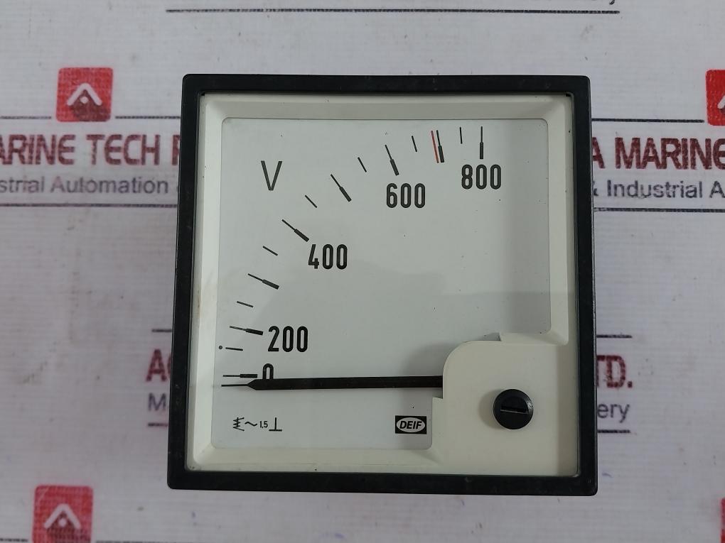Deif 0-800v Voltage Meter Rotary Instrument Eq96-x