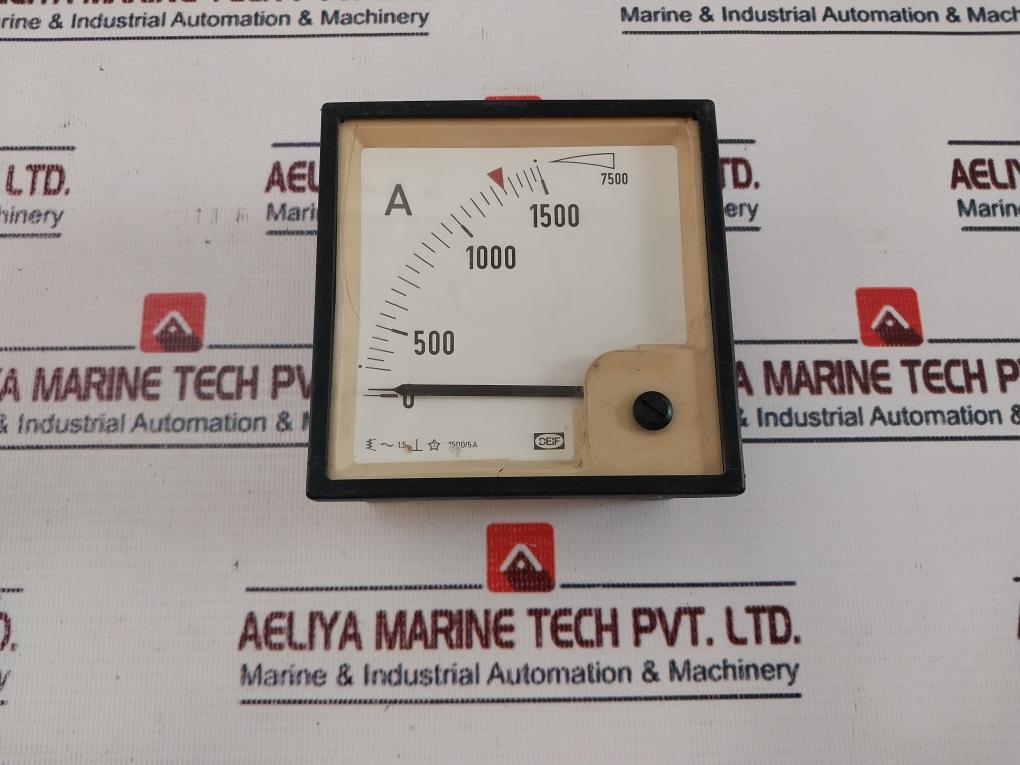 Deif 1500/5A Ammeter 0-1500/7500A