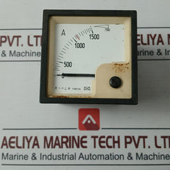 Deif 1500/5A Analog Ammeter Meter