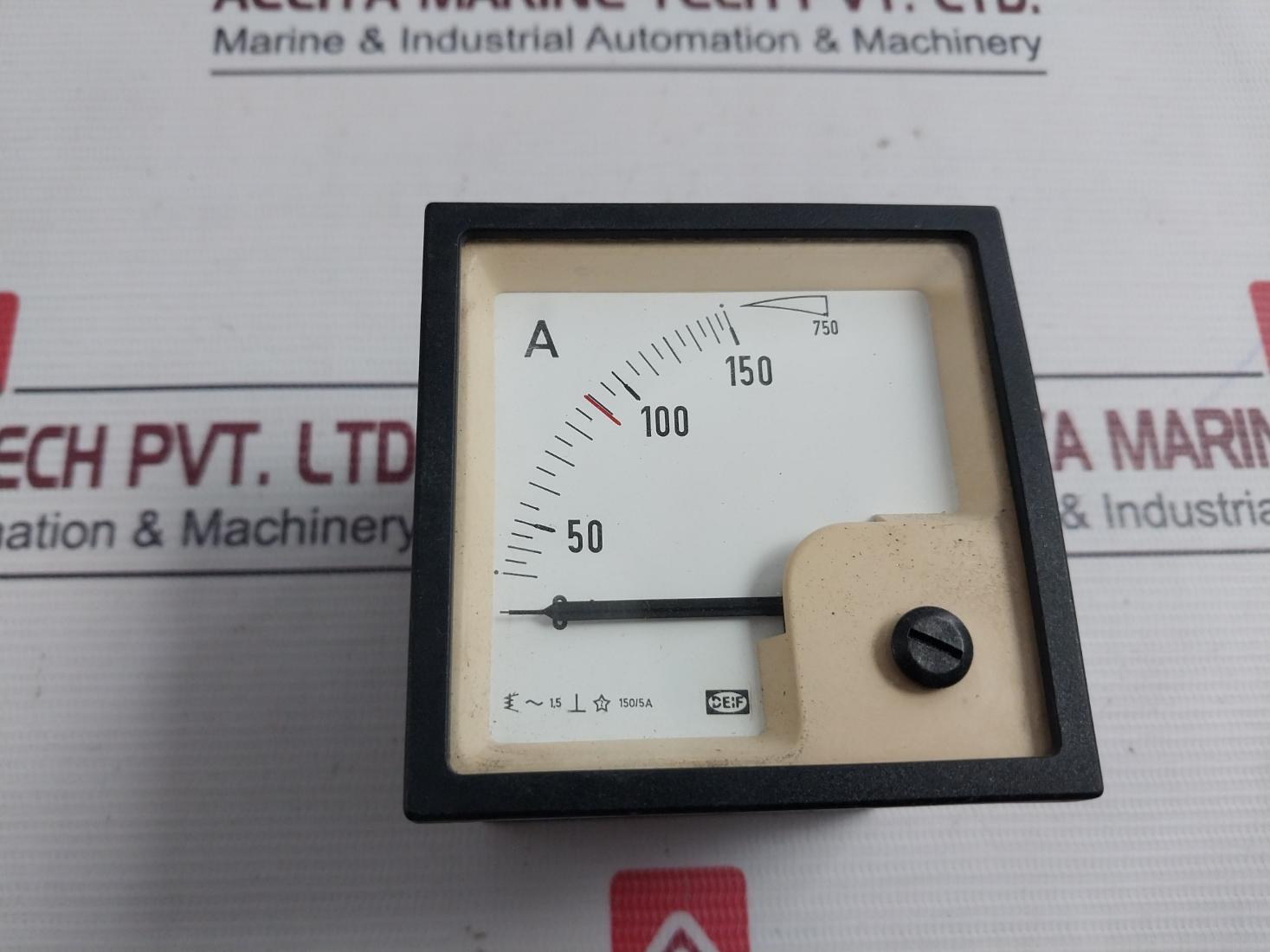 Deif 150/5A Ammeter 5/10A-91 0 To 150/750 A