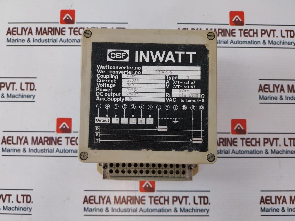 Deif 17028-9 Inwatt Var Converter 0-150 Kvar