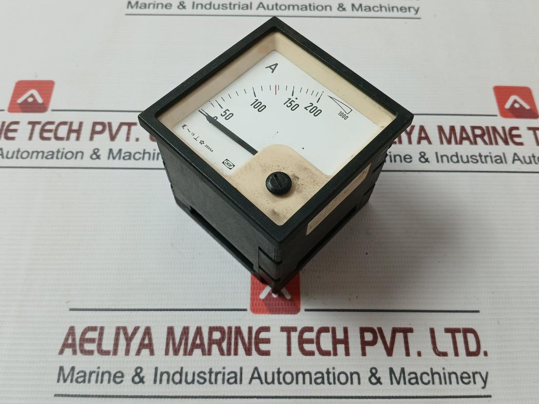 Deif 200/5A Analog Ammeter 0-200/1000 A