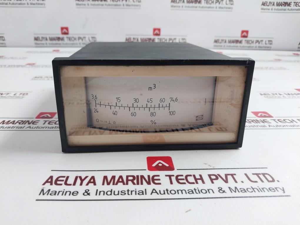 Deif 25981-87 Marine Analog Cubic Panel Meter 4-20 Ma 24 To 100 %