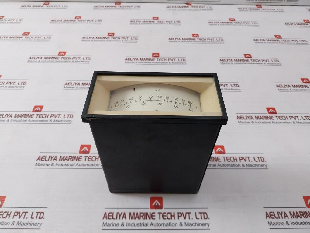 Deif 25982-85 Marine Analog Cubic Panel Meter 4-20Ma 4.8 To 180.7 M3, 2.9-100%
