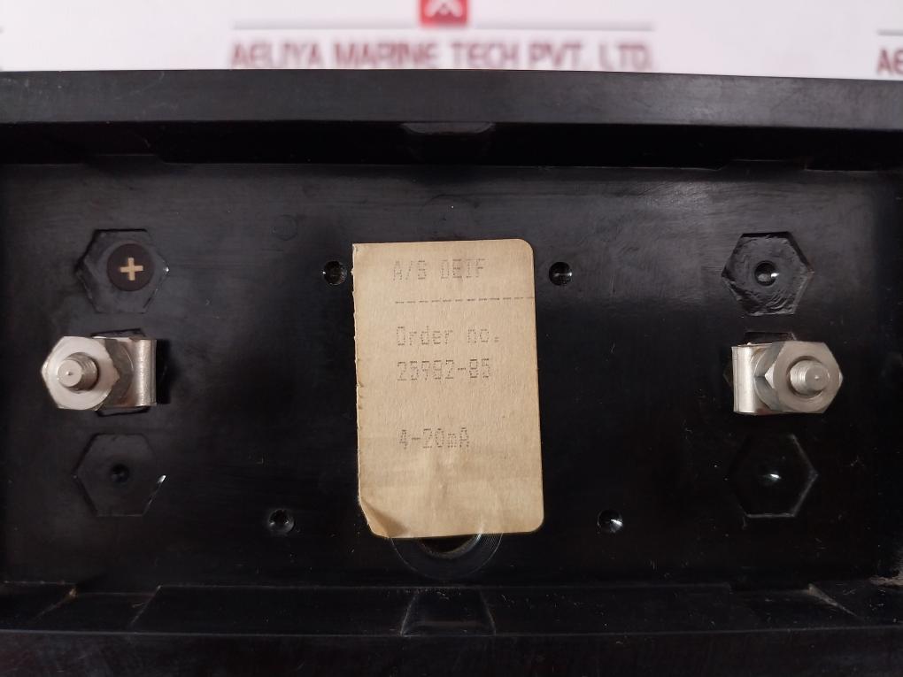 Deif 25982-85 Marine Analog Cubic Panel Meter 4-20Ma 4.8 To 180.7 M3, 2.9-100%
