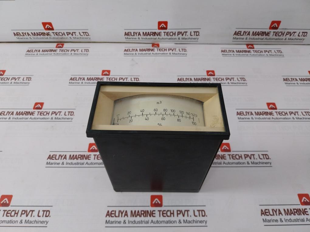 Deif 25982-94 Marine Analog Cubic Panel Meter 4-20Ma 1.4-100%, 1.7 To 147.9 M3
