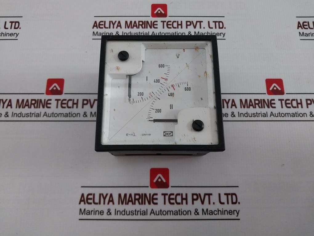 Deif 2Evq96-x Double Voltmeter 0-600V Ip52 Panel Mount