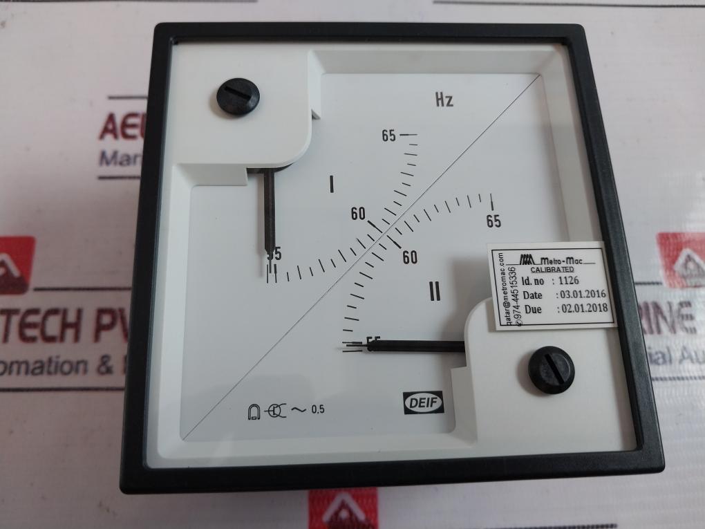 Deif 2fq96-x Double Frequency Meter
