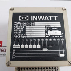 Deif 30084.92 Inwatt Var Converter 2Var 300/5A 380V 0-150 0-10V Min 1500Ω