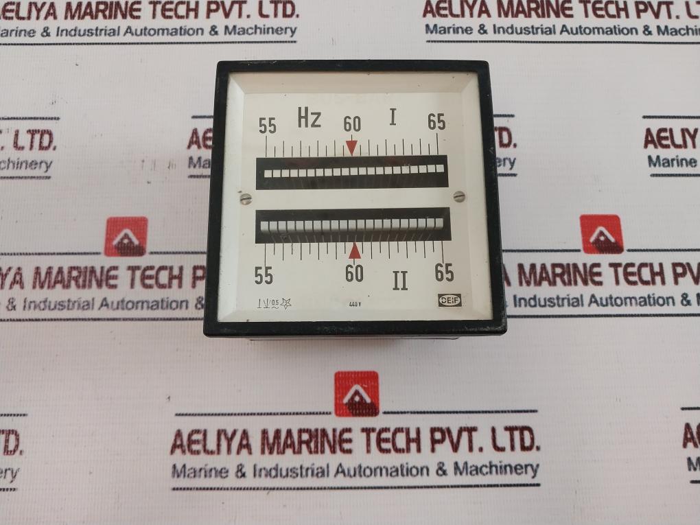 Deif 55-65 Hz Frequency Meter 440V