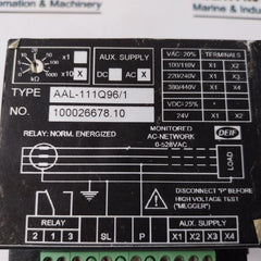 Deif AAL-111Q96/1 Insulation Monitor 0-528VAC
