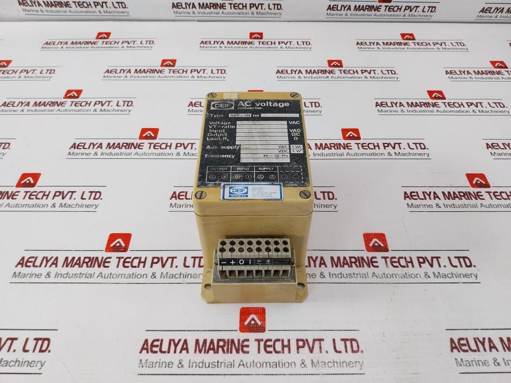 Deif Acv-3n - Ac Voltage Converter, 0-500 Vac Input, 4-20ma Dc Output