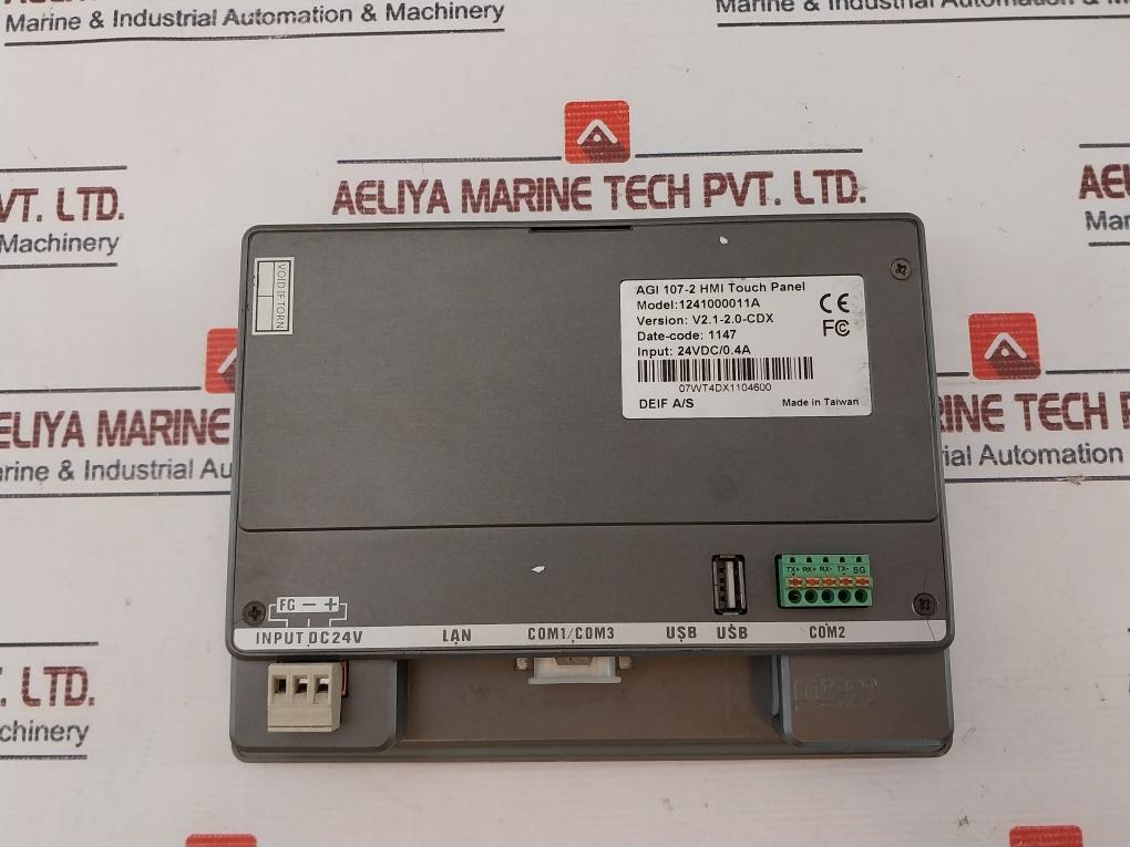 Deif Agi 107-2 Advanced Graphical Interface Model 24Vdc/0.4A