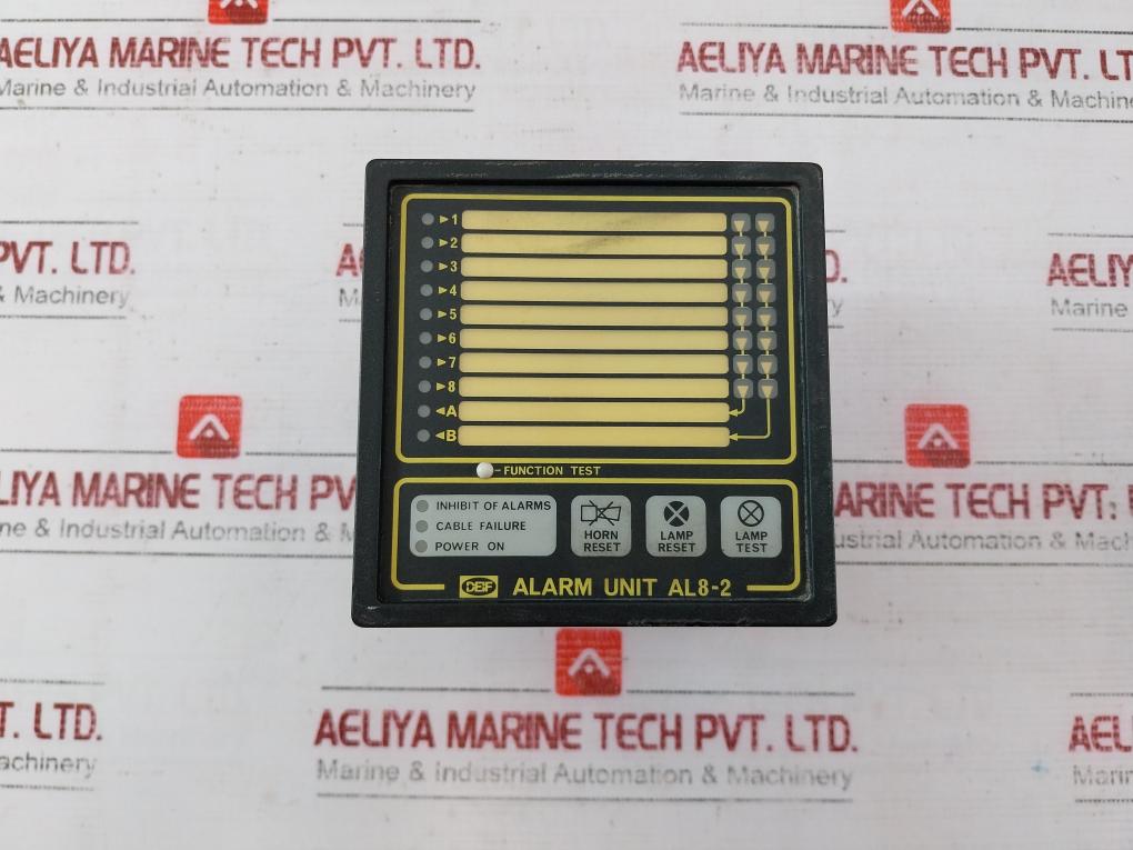 Deif Al8-2 Alarm Unit 2033050002 1043050060A 12-48Vdc