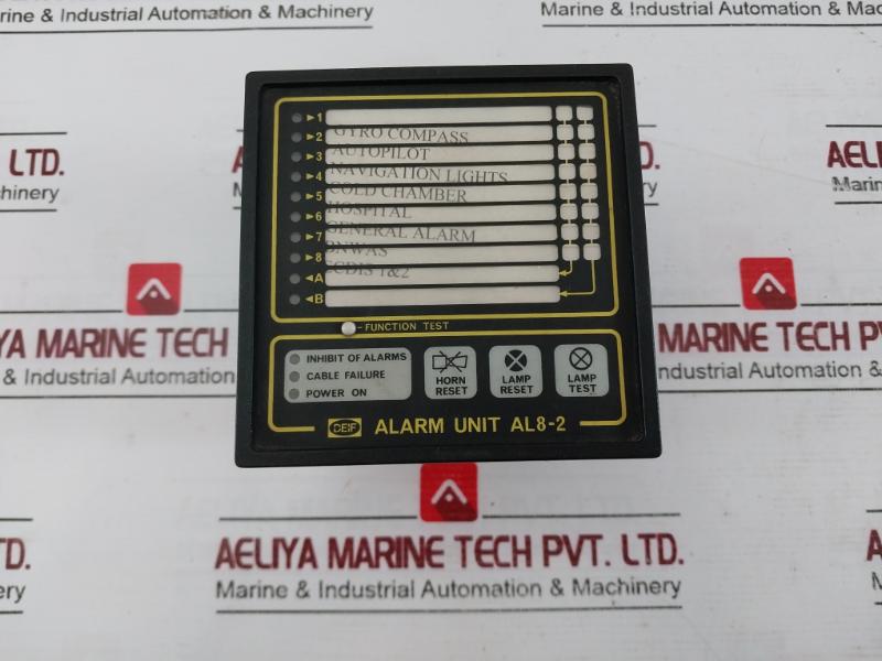 Deif Al8-2 Industrial And Marine Plant Alarm Panel Unit 12-48Vdc 600055260.10