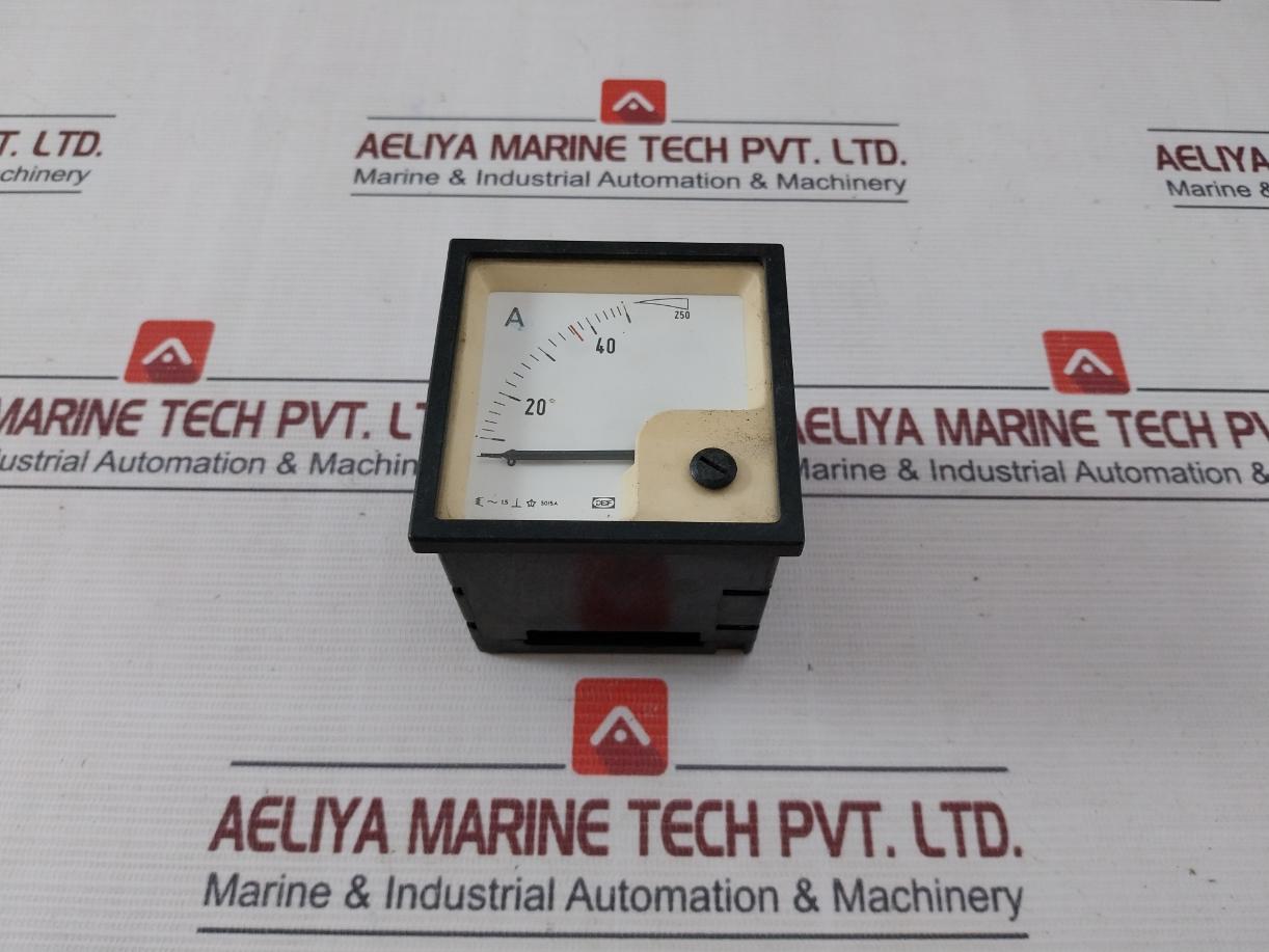 Deif Ammeter 50/5A 5/10A-91 0-50/250A