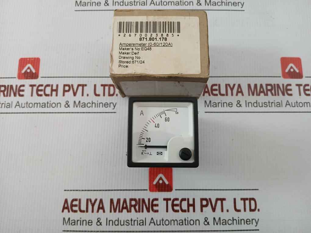 Deif Analog Panel Ammeter Eq48-x