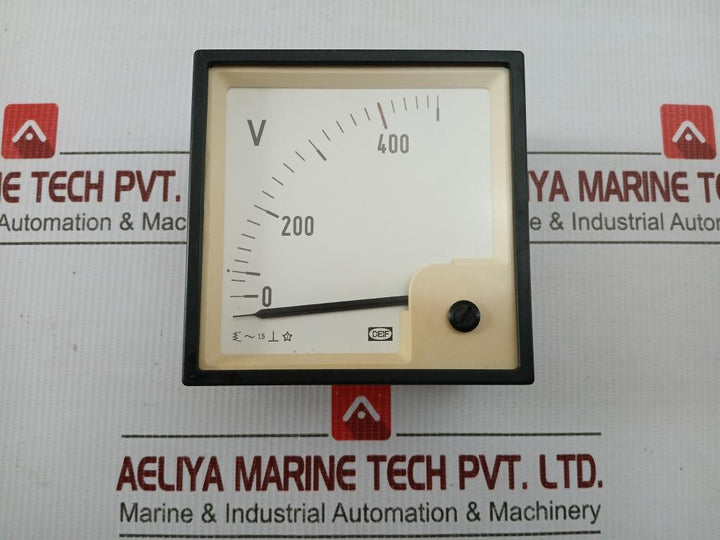 Deif Analog Voltmeter 0-500V 65394-97