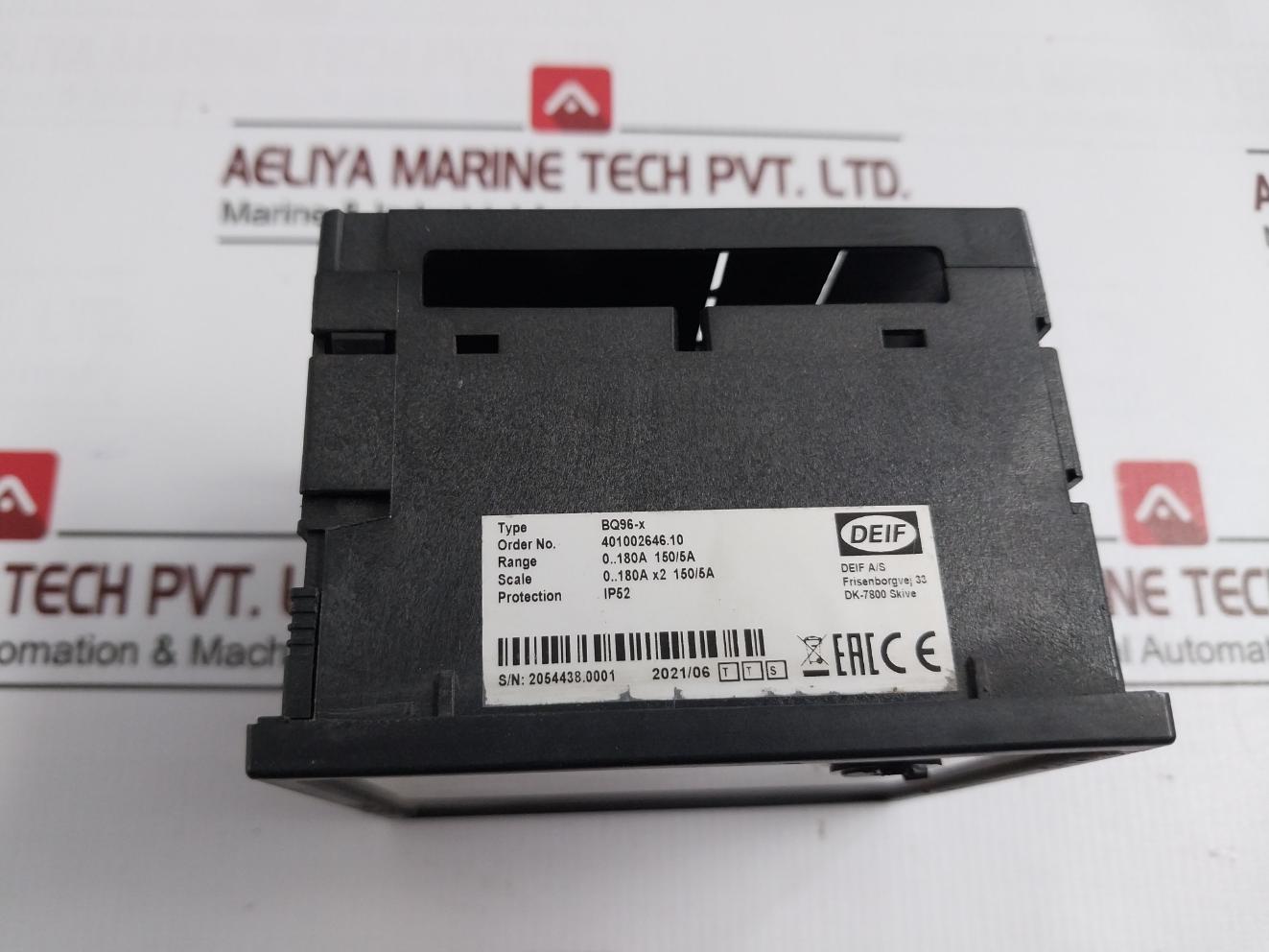 Deif Bq96-x Ammeter 0..180A 150/5A Ip52 1200025002B