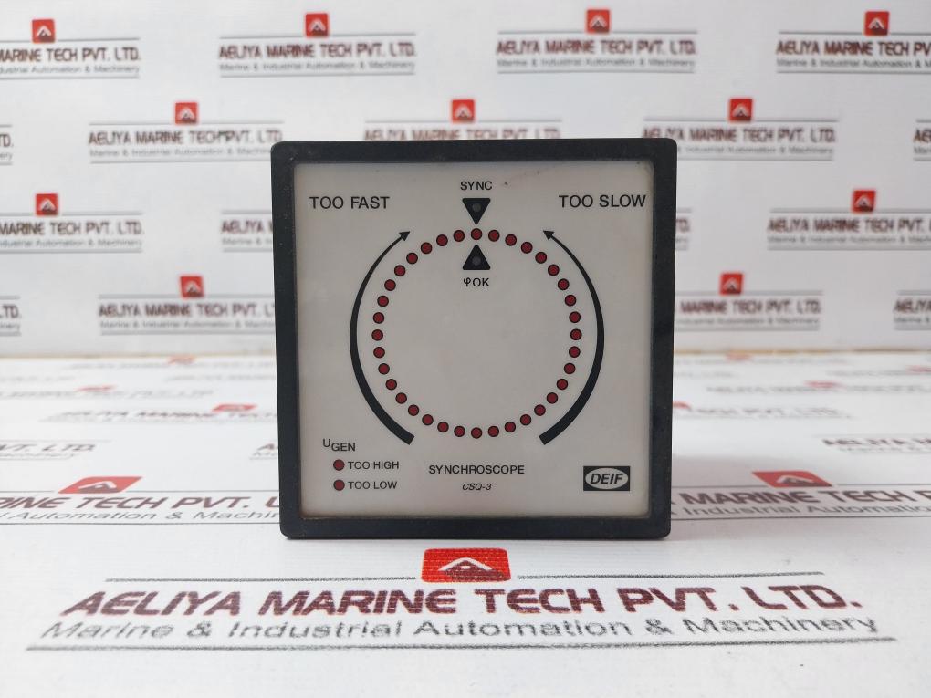 Deif Csq-3 Check Synchronising Relay 230V, 8A, 50/60Hz