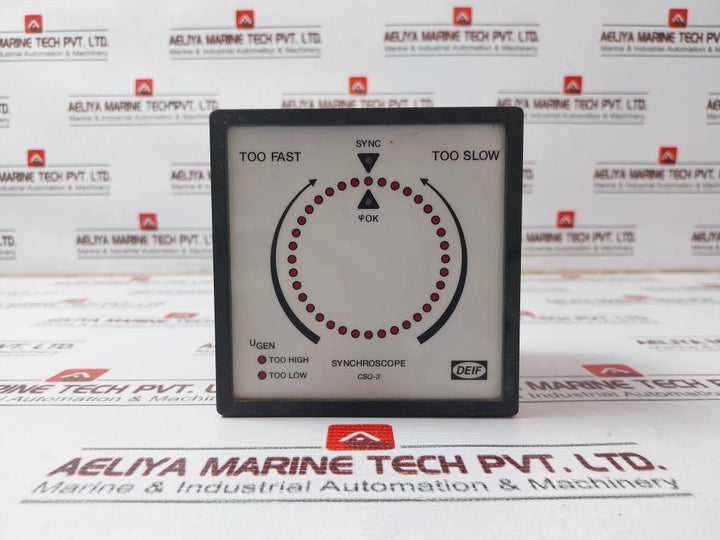 Deif Csq-3 Check Synchronising Relay 230V, 8A, 50/60Hz