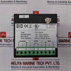 Deif Csq-3 Marine Synchroscope Relay