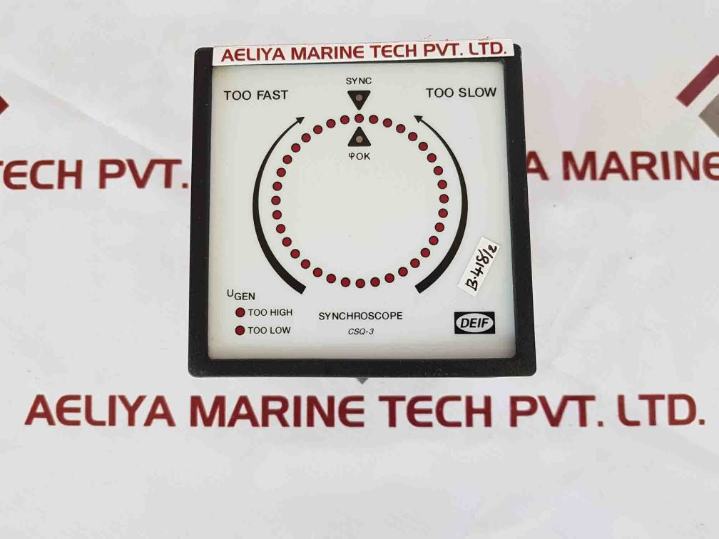 Deif Csq-3 Marine Synchroscope Relay 115V 0,5Ma 50/60Hz