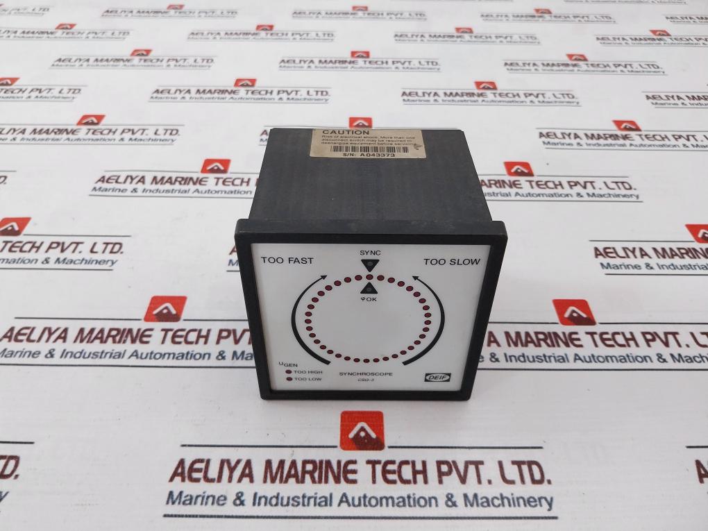 Deif Csq-3 Marine Synchroscope Relay 2034120047 E