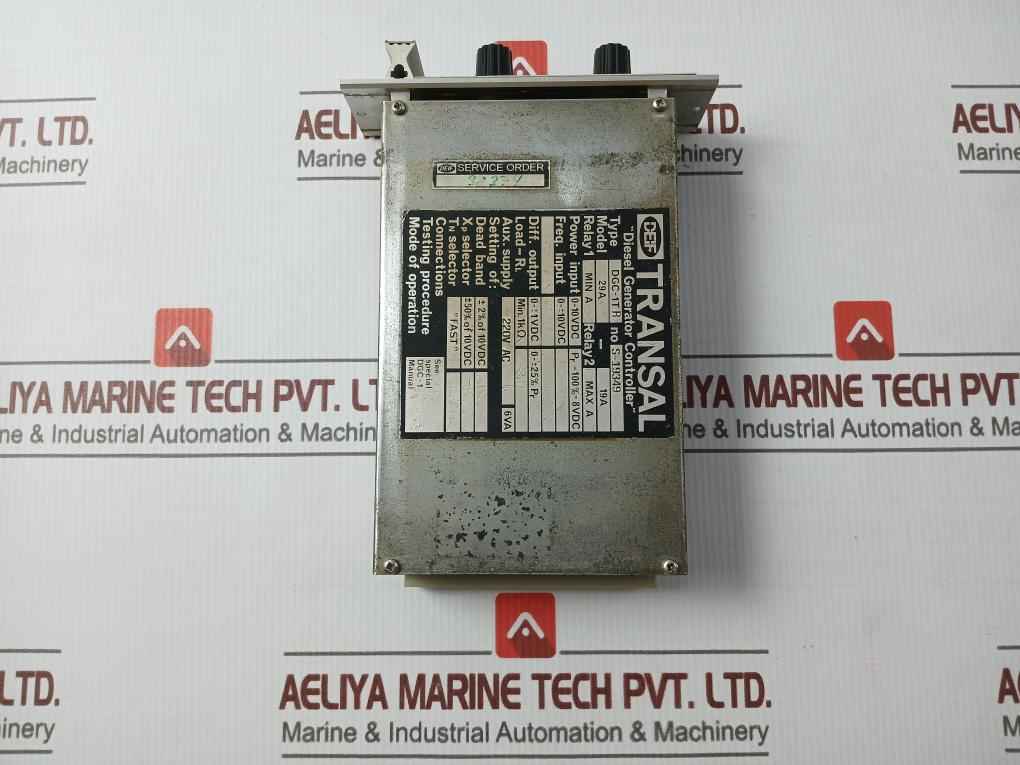 Deif Dgc-1Tr Diesel Generator Controller 29A-19A 0-10Vdc
