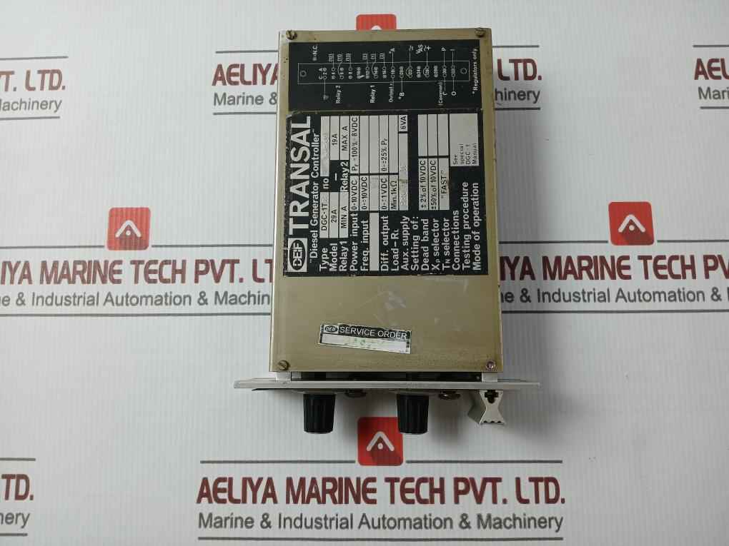 Deif Dgc-1Tr Transal Diesel Generator Controller 29A-19A 220Vac 6Va