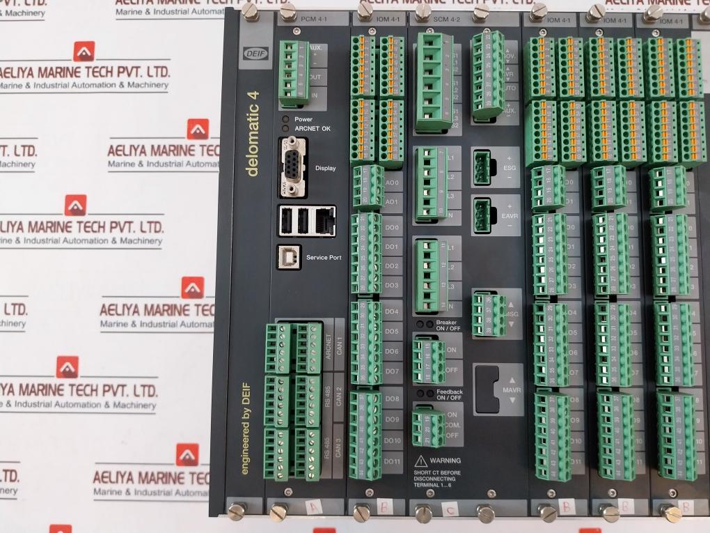 Deif Dgu 0007 Delomatic 4 Generator Control System 100-690 Vac 50/60 Hz