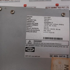 Deif Dgu 0007 4 Generator Control System 100-690Vac 50/60Hz 25Ma