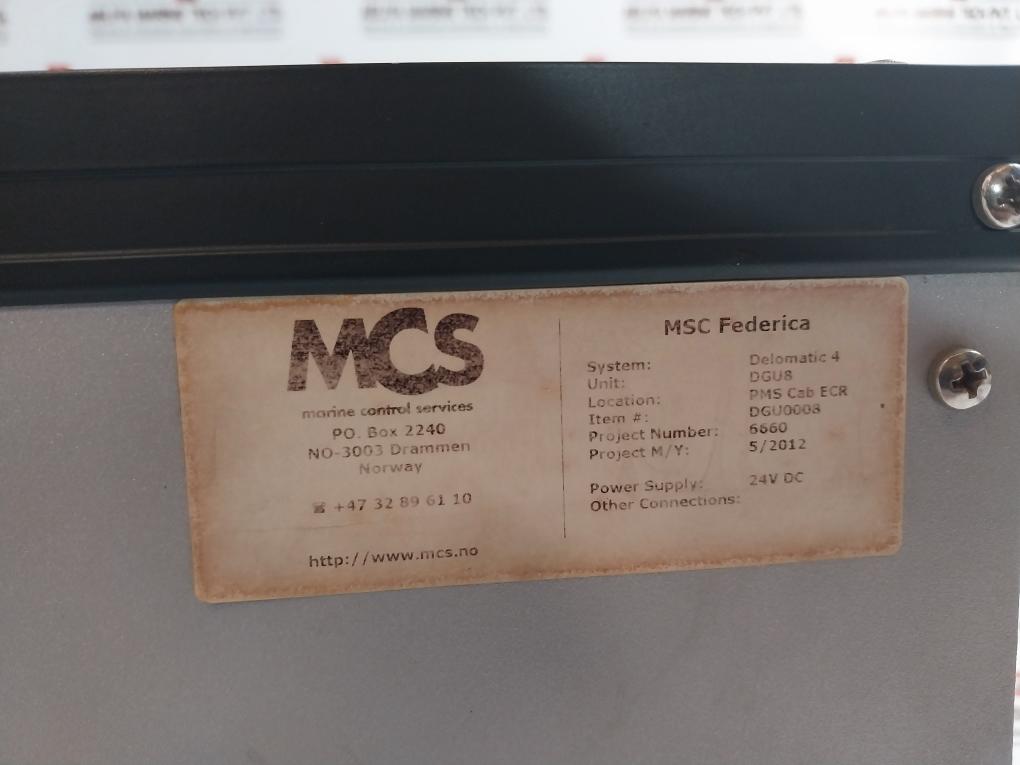 Deif DGU 0008 Delomatic 4 Control Panel 24V DC