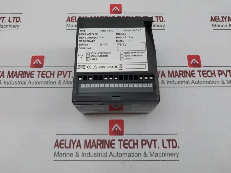 Deif Differential Current Relay 24 Vdc 1A Rmc-131D/2