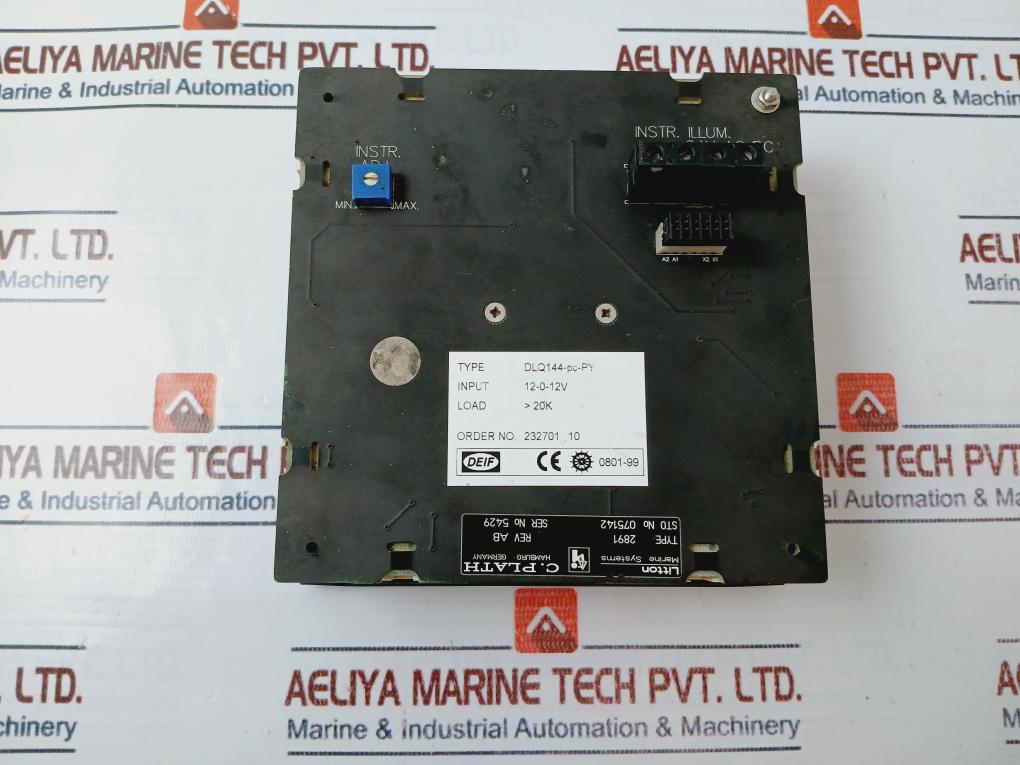 Deif Dlq144-pc-py Rudder Angle 2891