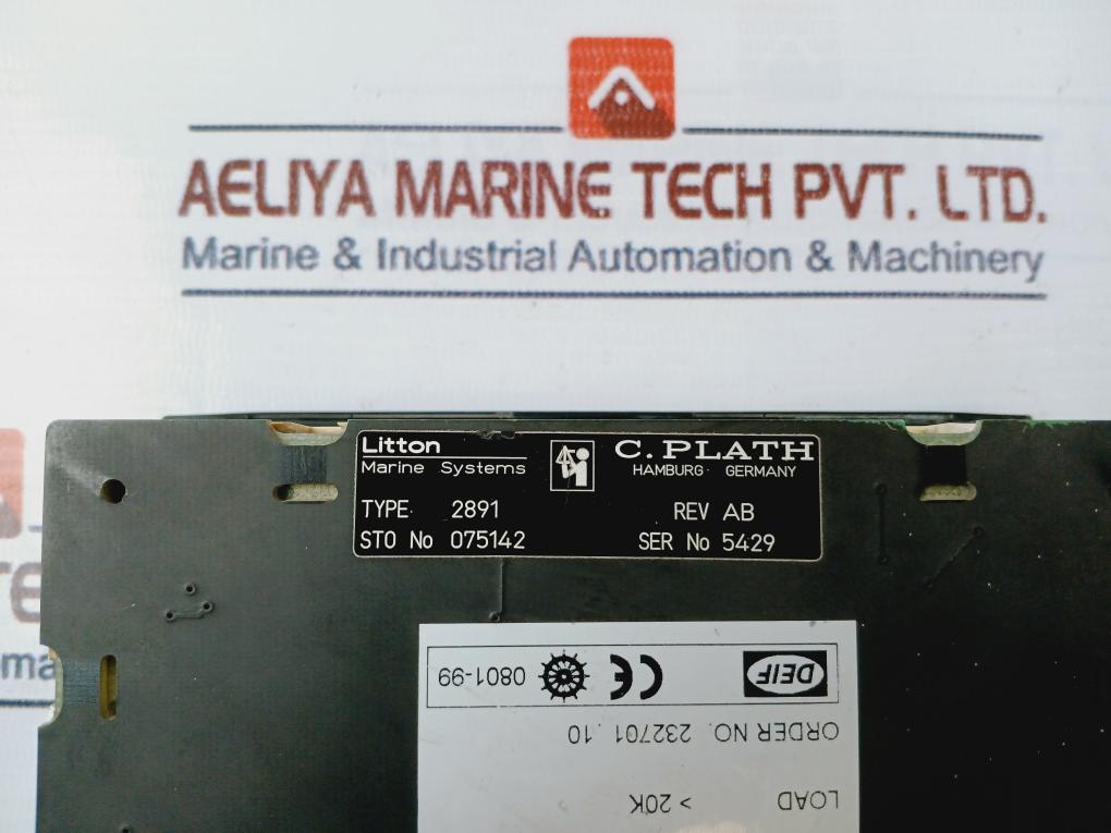 Deif Dlq144-pc-py Rudder Angle 2891