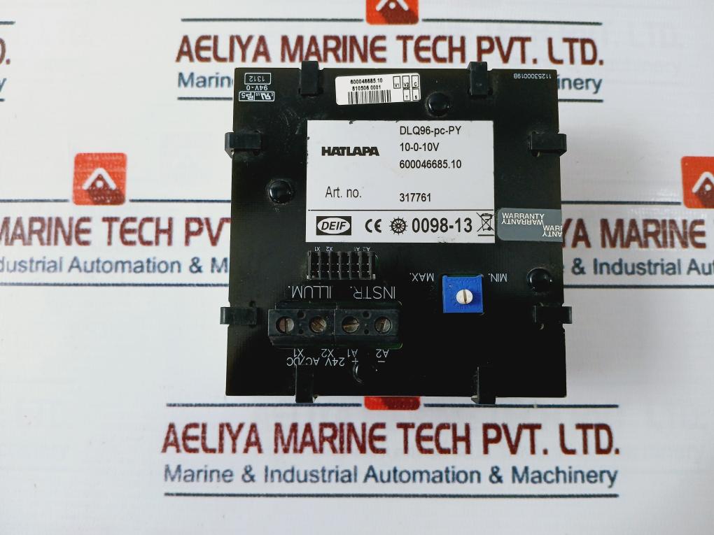 Deif Dlq96-pc-py Rudder Angle Panel Indicator