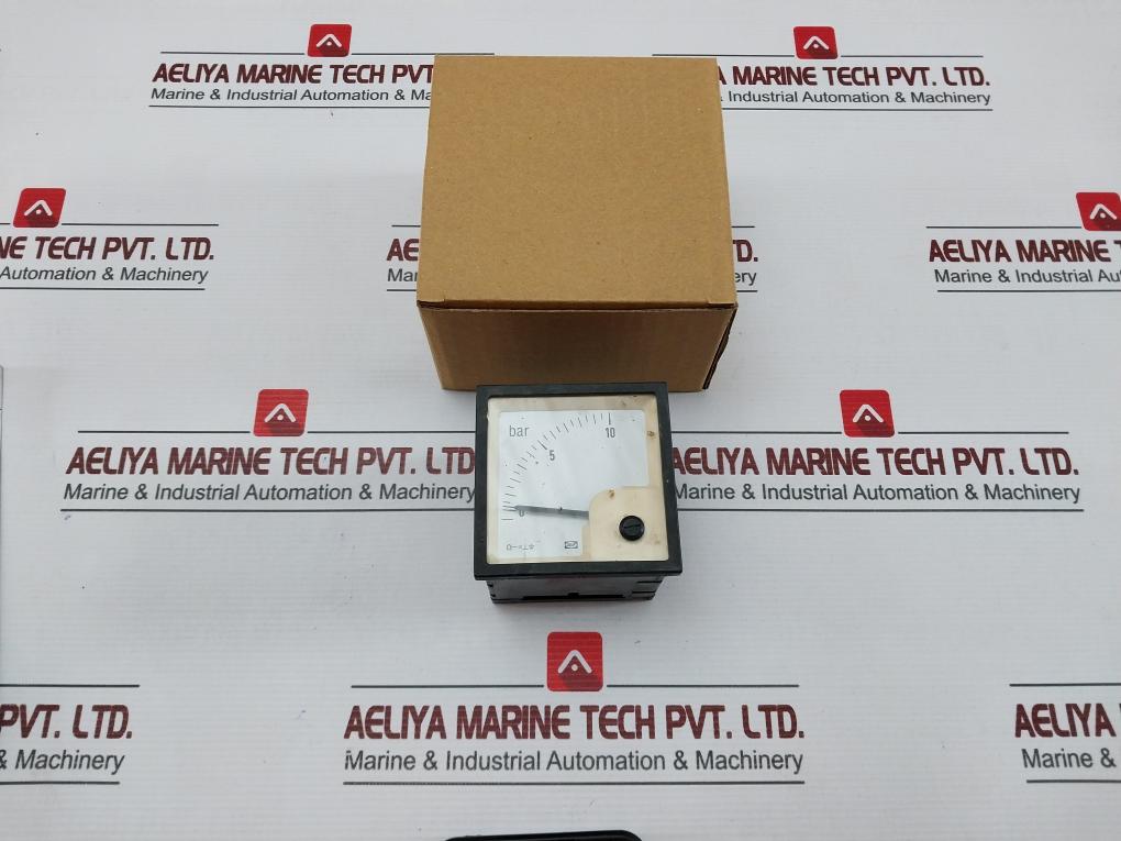 Deif Dq72-x Analog Pressure Meter 0-10 Bar