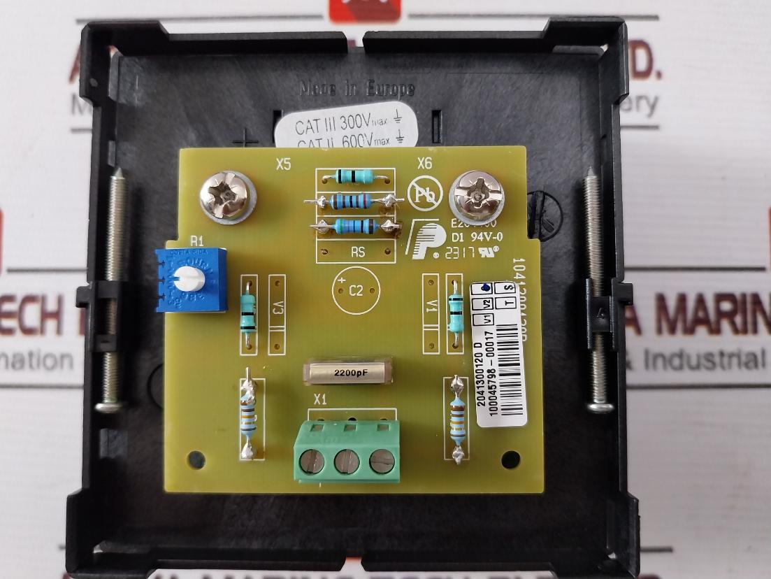 Deif Dq96-c Analog Panel Rpm Meter 0-1000Rpm/0-60X 1000 Rpm 110110908 Ip52