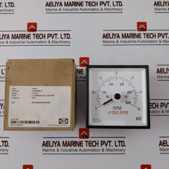 Deif Dq96-c Analog Panel Rpm Meter 0-1000Rpm/0-60X 1000 Rpm 110110908 Ip52