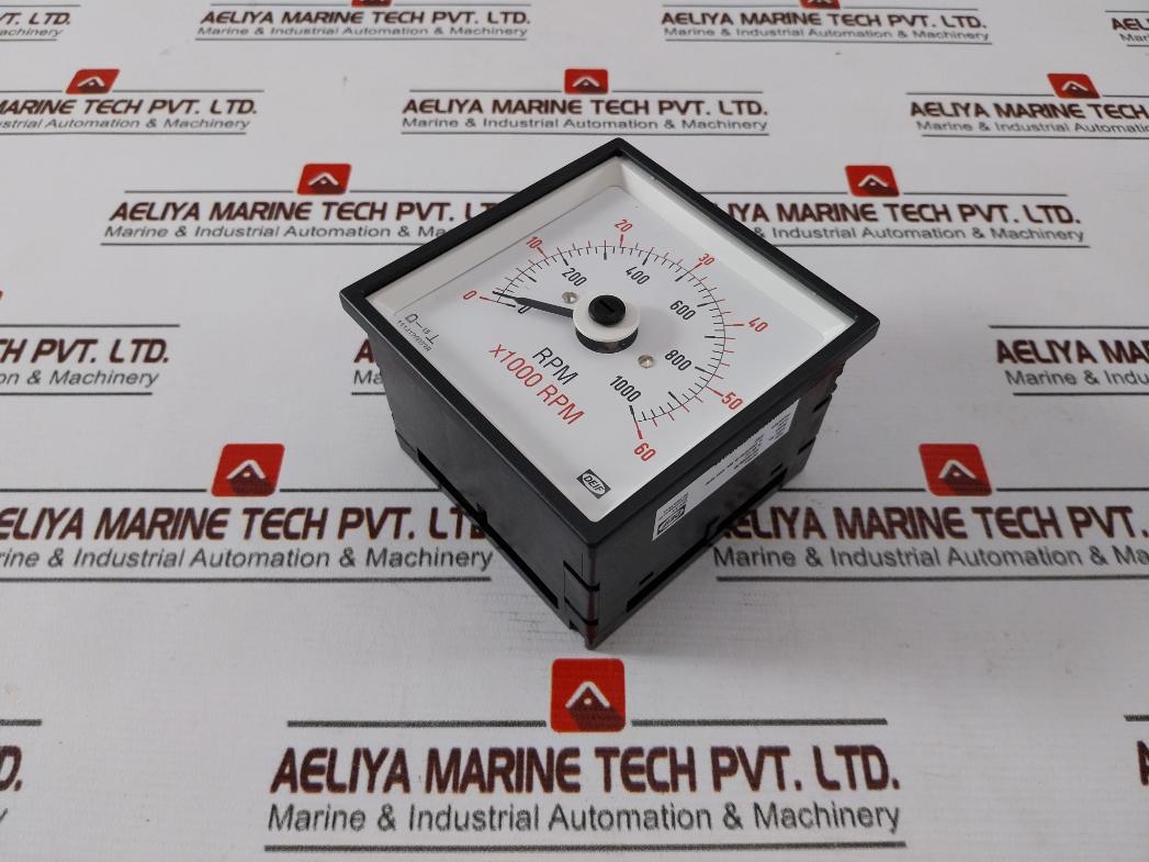 Deif Dq96-c Analog Panel Rpm Meter 0-1000Rpm/0-60X 1000 Rpm 110110908 Ip52