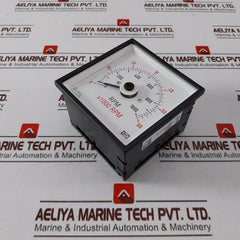 Deif Dq96-c Analog Panel Rpm Meter 0-1000Rpm/0-60X 1000 Rpm 110110908 Ip52