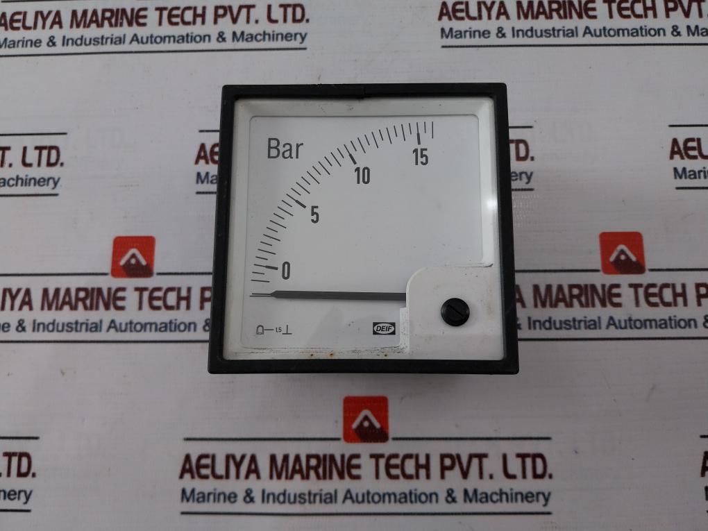 Deif Dq96-x Panel Meter 0-15 Bar